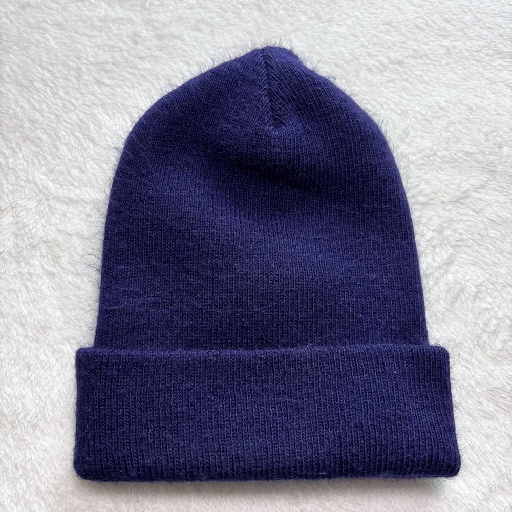 Carhartt Beanie Hat Cap Blue One Size Cuffed Knit Skater Workwear Mens‎ Unisex